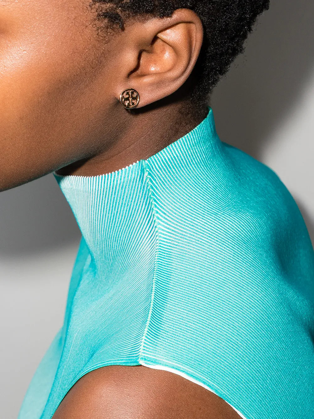 Tory Burch Miller round stud earrings