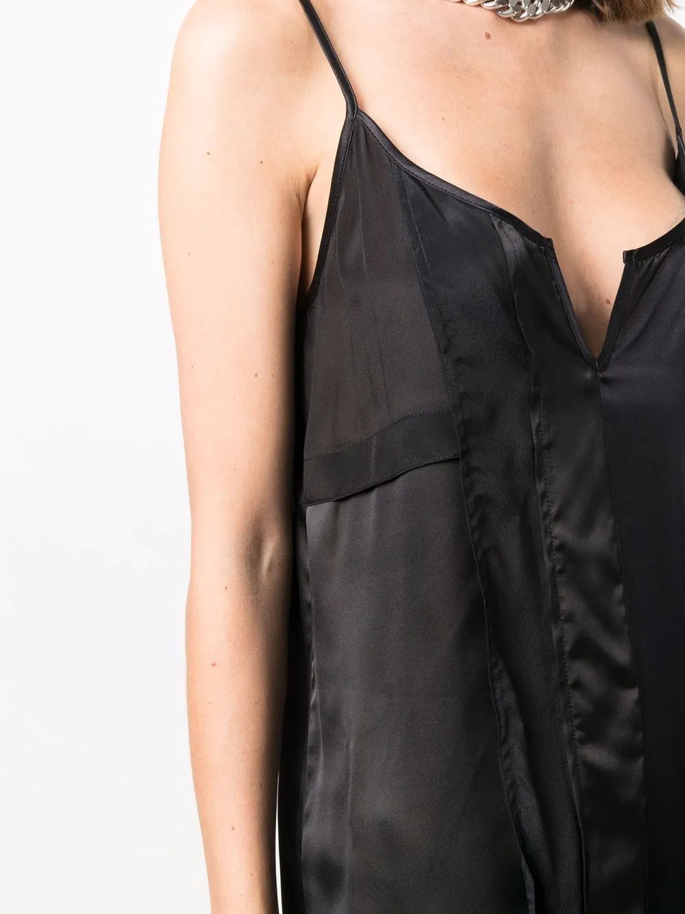 Diesel Diesel Panelled Satin Slip Dress