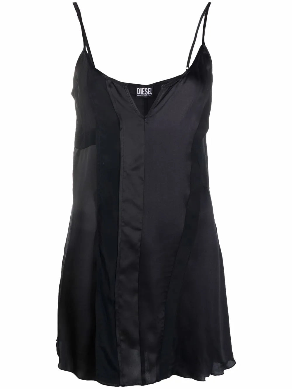 Diesel Diesel Panelled Satin Slip Dress