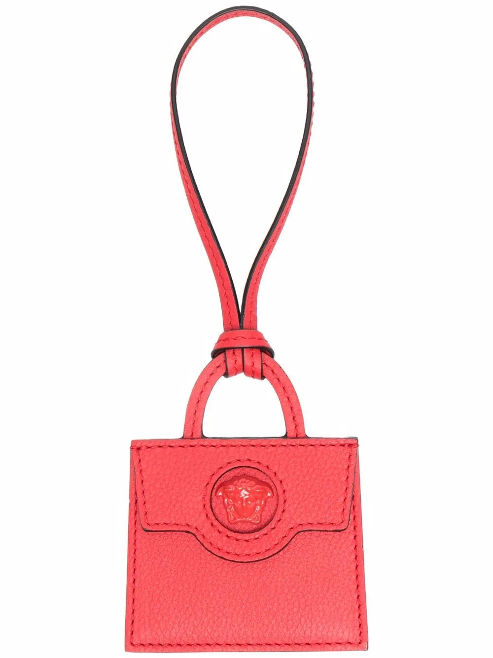 Versace Medusa Head leather tag