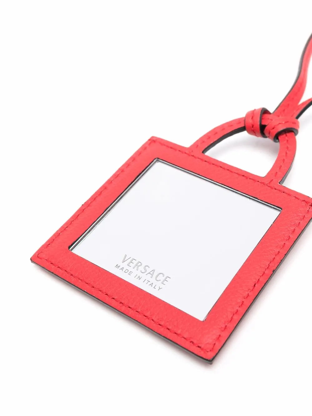 Versace Medusa Head leather tag