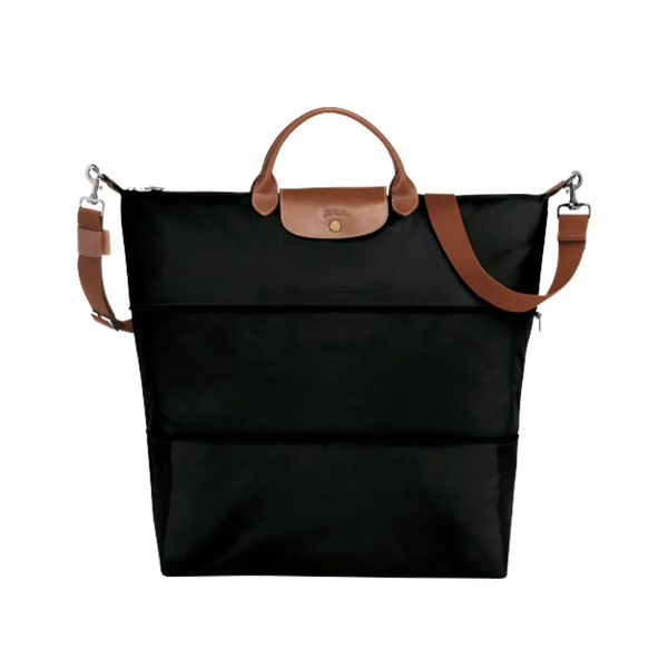 Longchamp Le Pliage Original Travel bag expandable Black - Recycled canvas