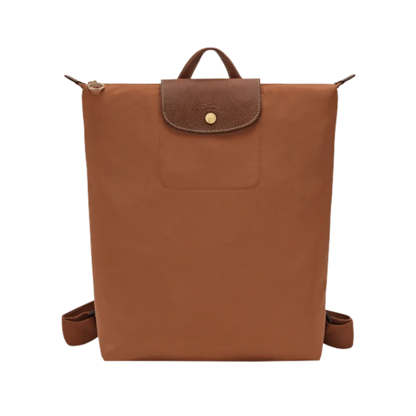 Longchamp Le Pliage Original M Backpack Cognac - Recycled canvas