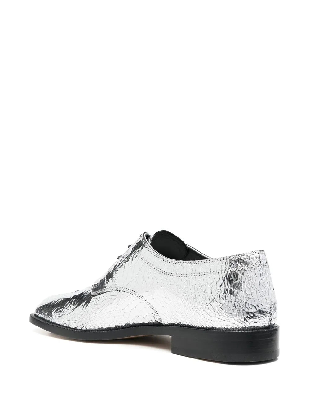 Maison Margiela Maison Margiela Tabi Mirror-Effect Lace-Up Brogues