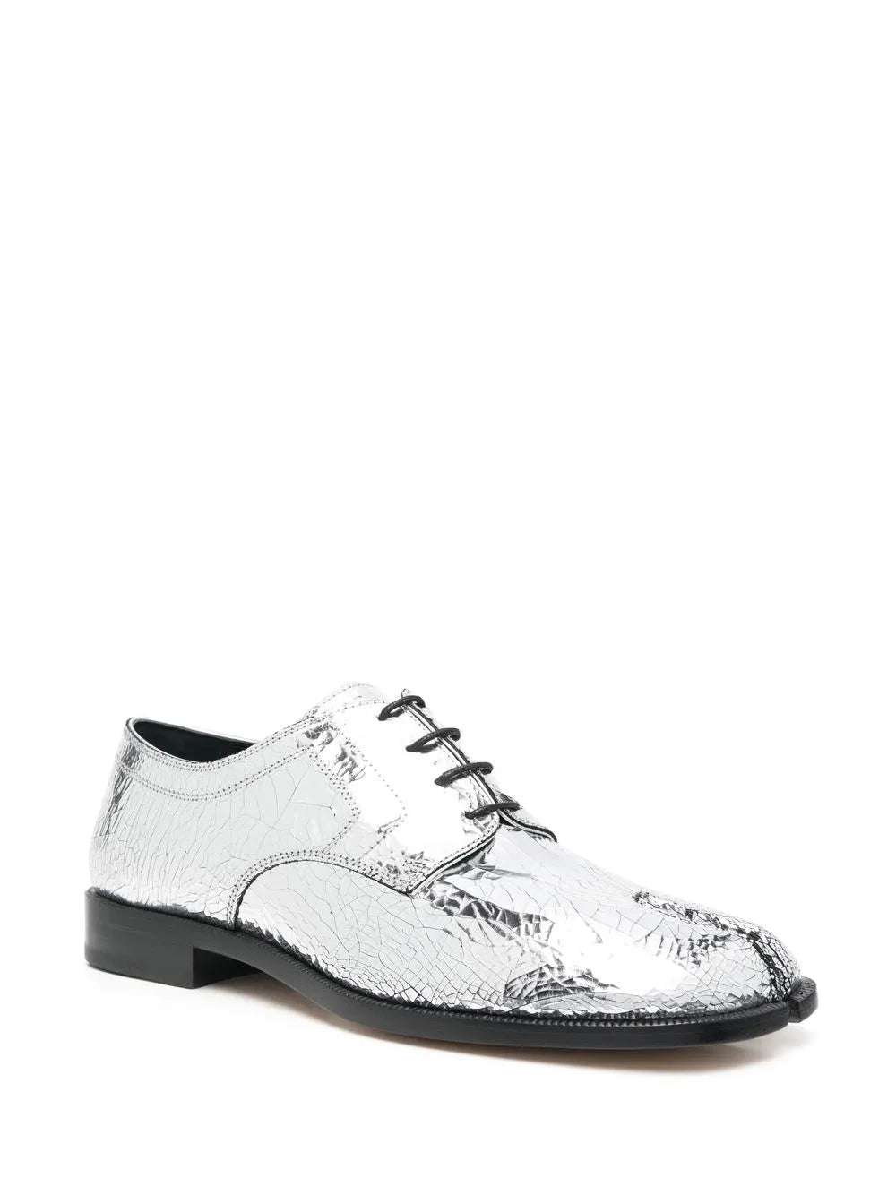 Maison Margiela Maison Margiela Tabi Mirror-Effect Lace-Up Brogues