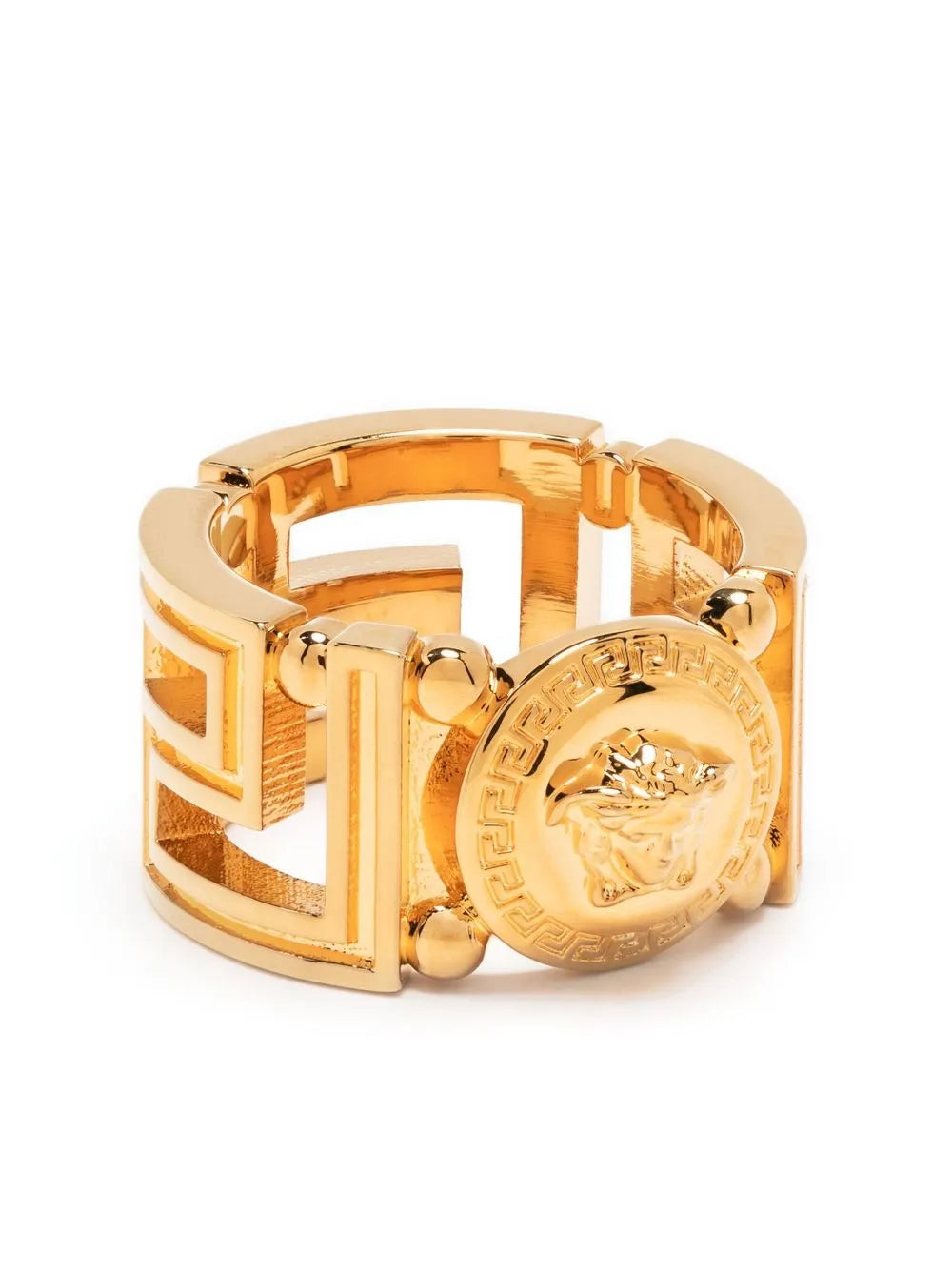 Versace Medusa Greca ring