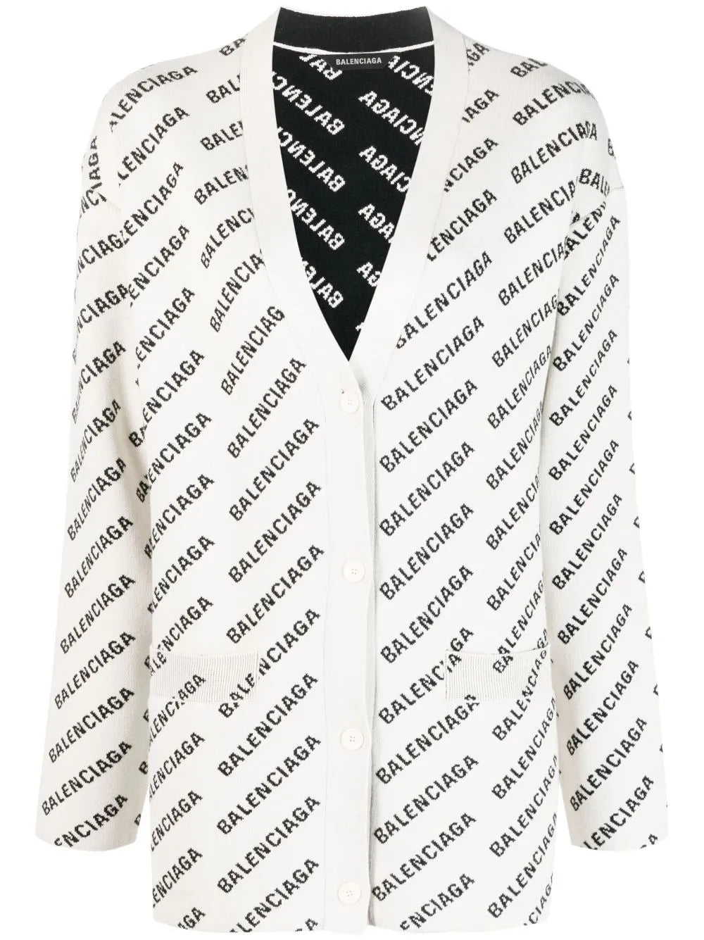 Balenciaga Mini Allover Logo cardigan