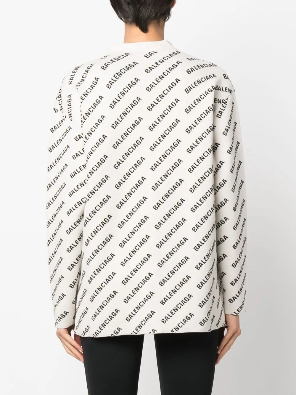 Balenciaga Mini Allover Logo cardigan