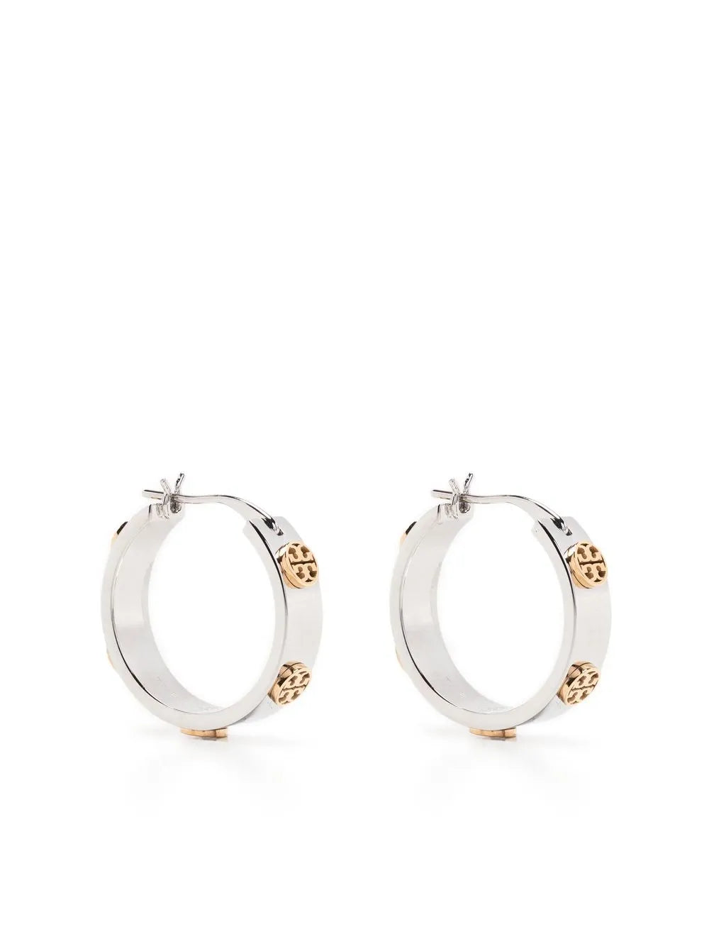 Tory Burch Miller stud hoop earrings