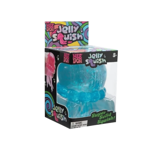 NeeDoh JellySquish Squishy Fidget Toy Blue