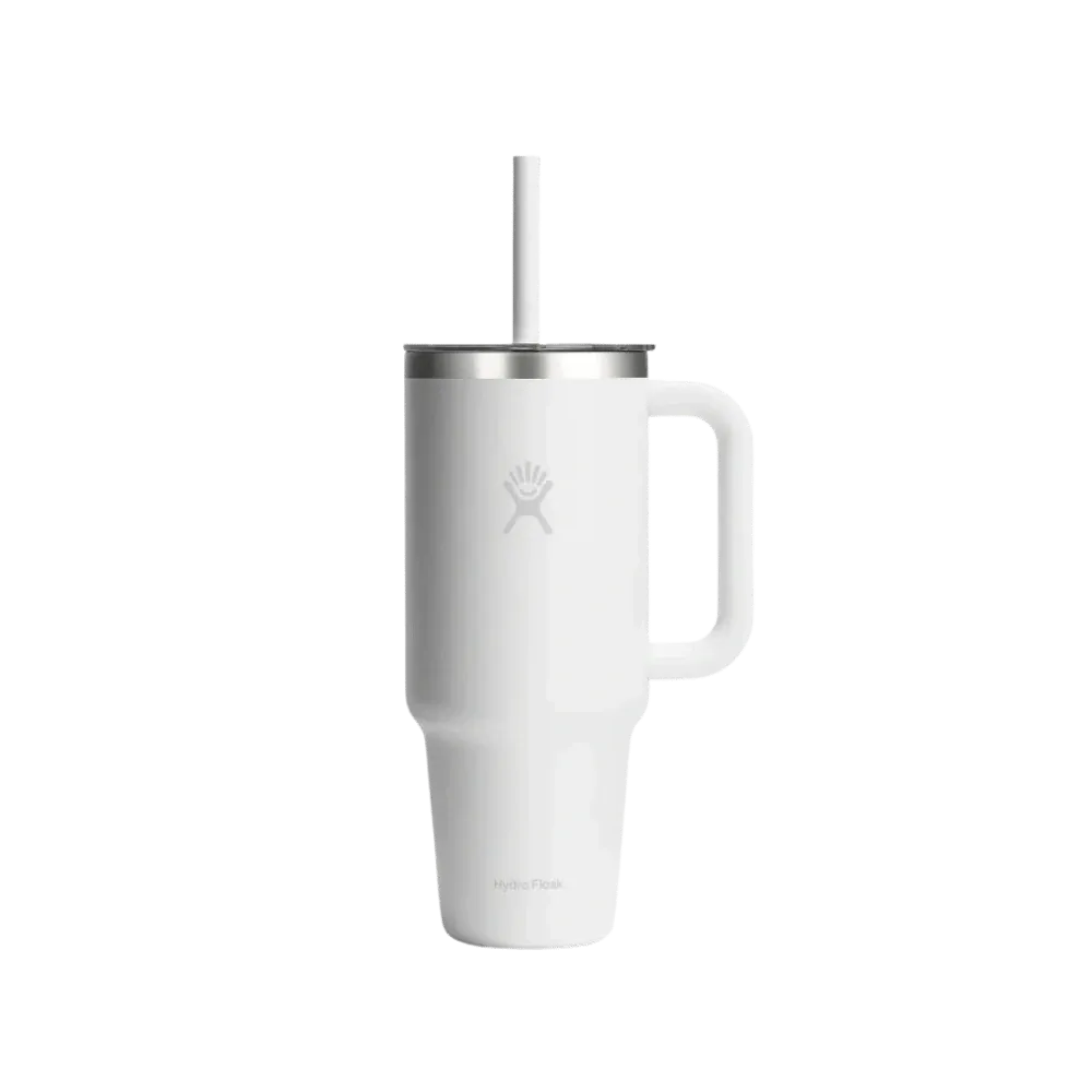 Hydro Flask 24 oz Travel White-Clear