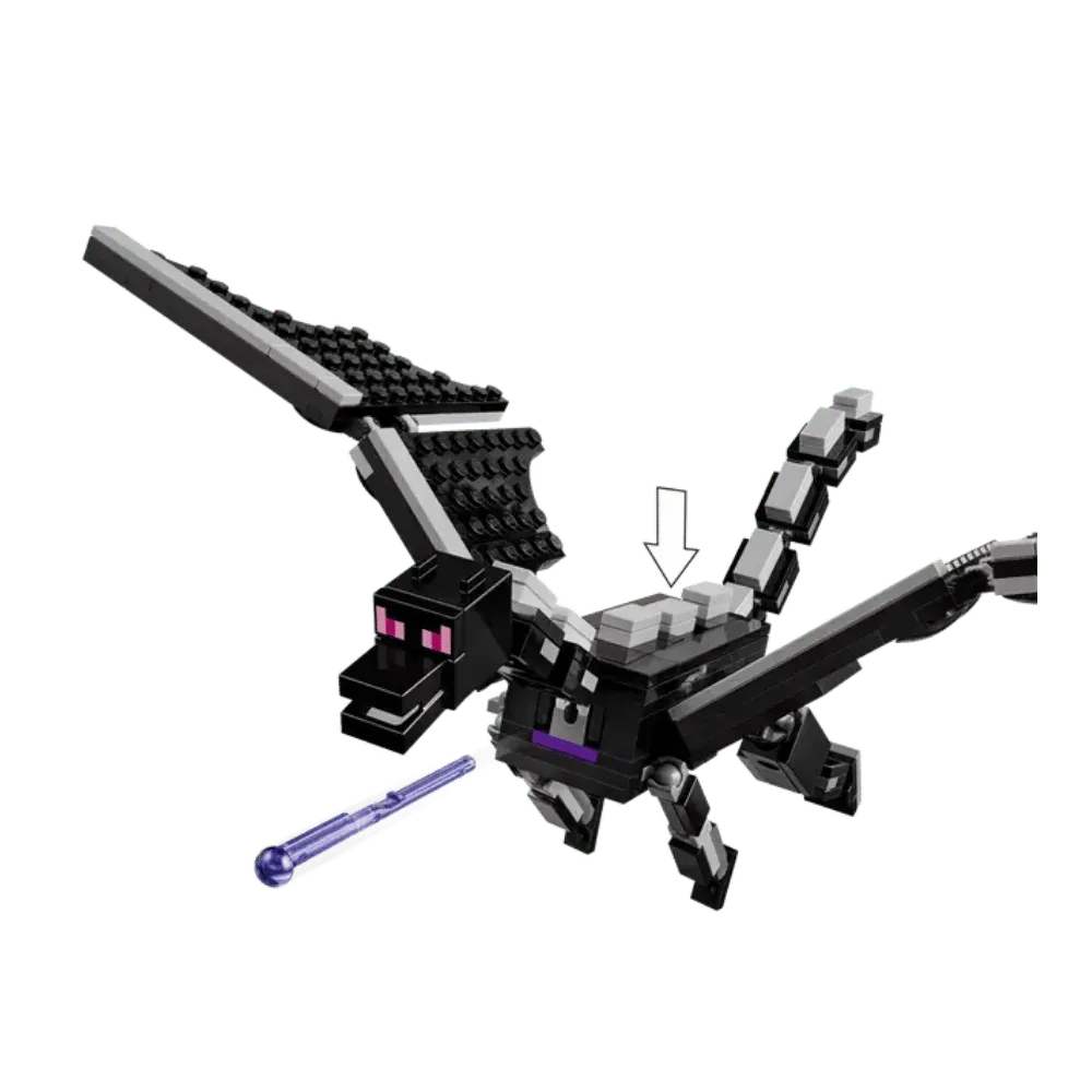 Lego Minecraft The Ender Dragon and End Ship