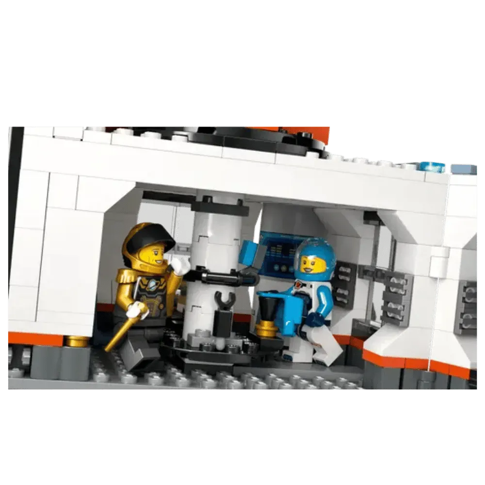 Lego Space Base and Rocket Launchpad