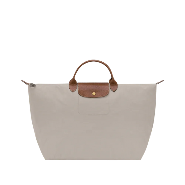Longchamp Le Pliage Original M Handbag Pebble - Recycled canvas