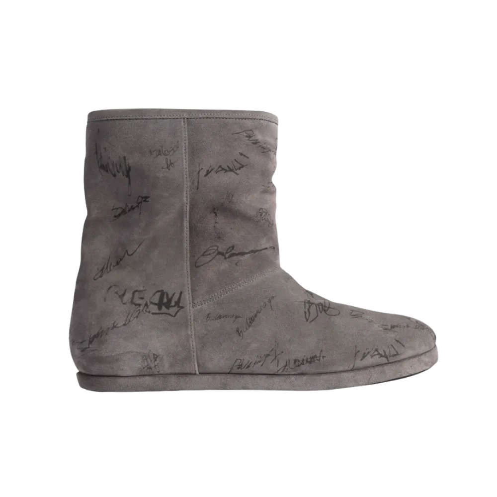 Balenciaga Alaska Soft Bootie In Grey