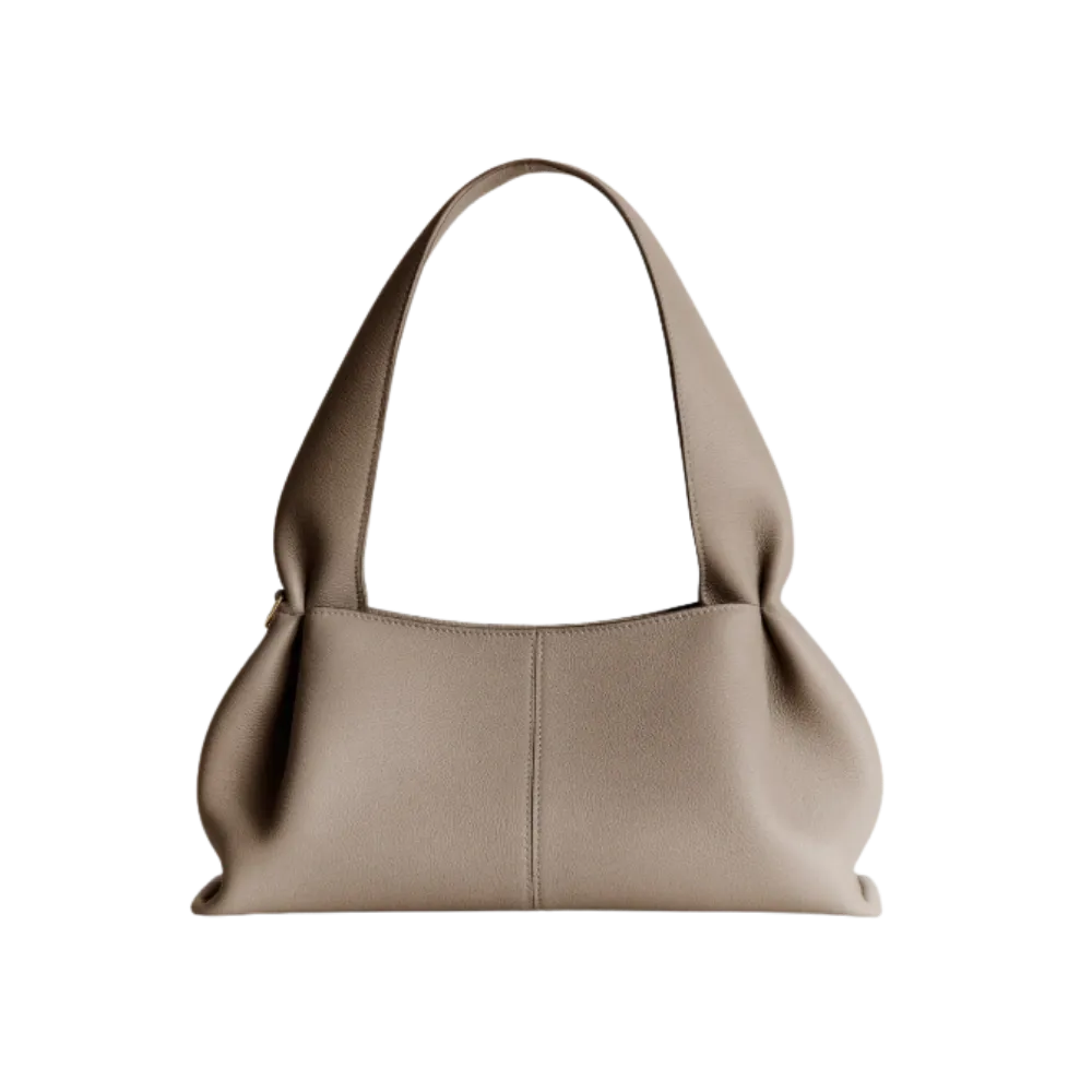 Polène Numéro Neuf East West Textured Taupe