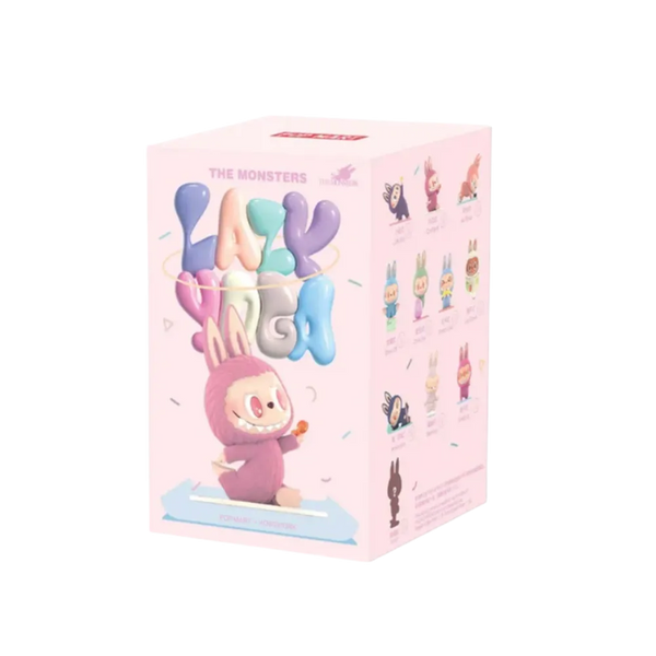 Pop Mart Labubu The Monsters Lazy Yoga Series Figures Sealed Case