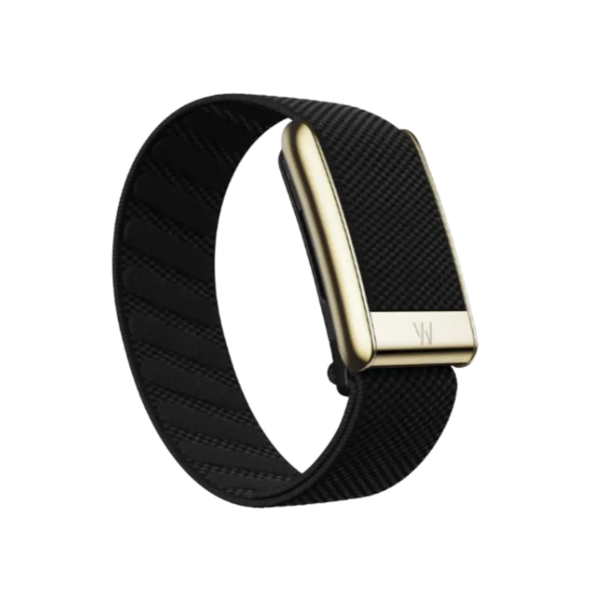 Whoop 5.0 Peak / MG Life Superknit Luxe Obsidian with Gold Band (Strap Only)