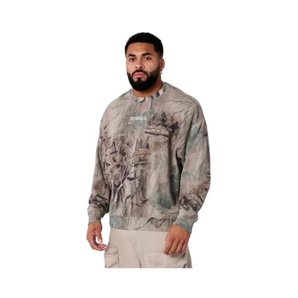 YoungLA Tree Camo Collection Crewnecks Beige Tree Camo