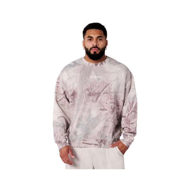 YoungLA Tree Camo Collection Crewnecks Desert Tan Tree Camo