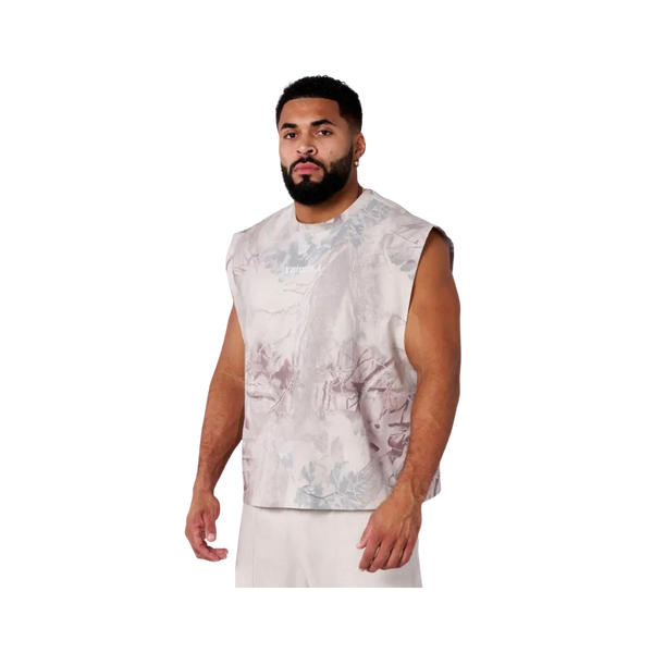 YoungLA Tree Camo Collection Cut Offs Desert Tan Tree Camo