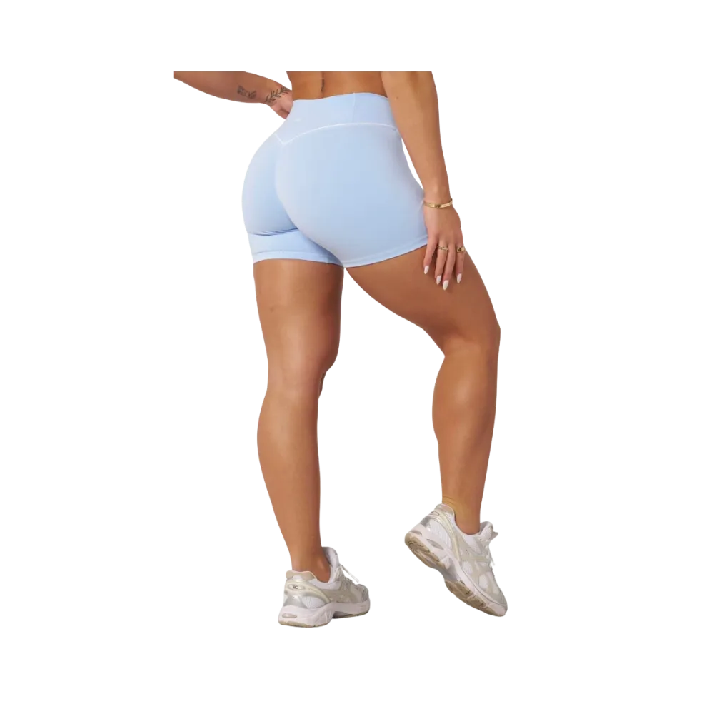 YoungLA Elevate outline Shorts 5" Light Blue