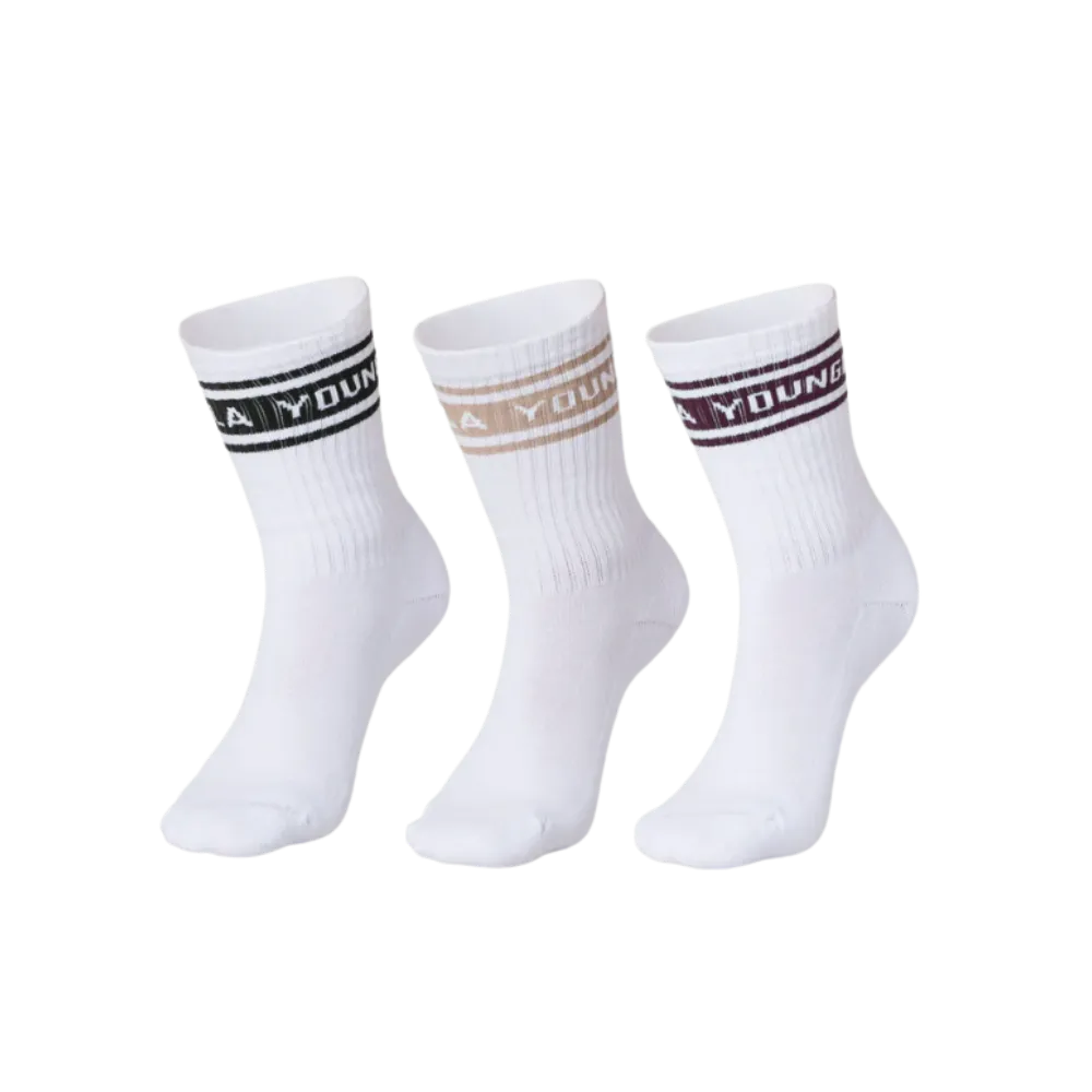 YoungLA Elevate crew socks Purple Pack