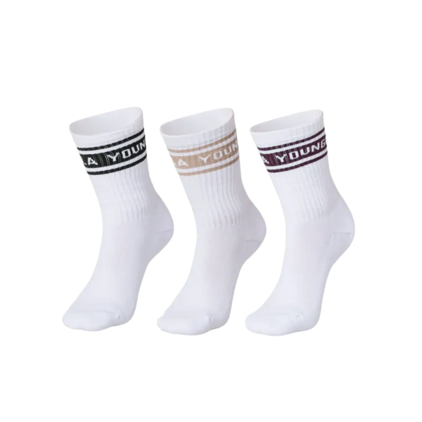 YoungLA Elevate crew socks Purple Pack