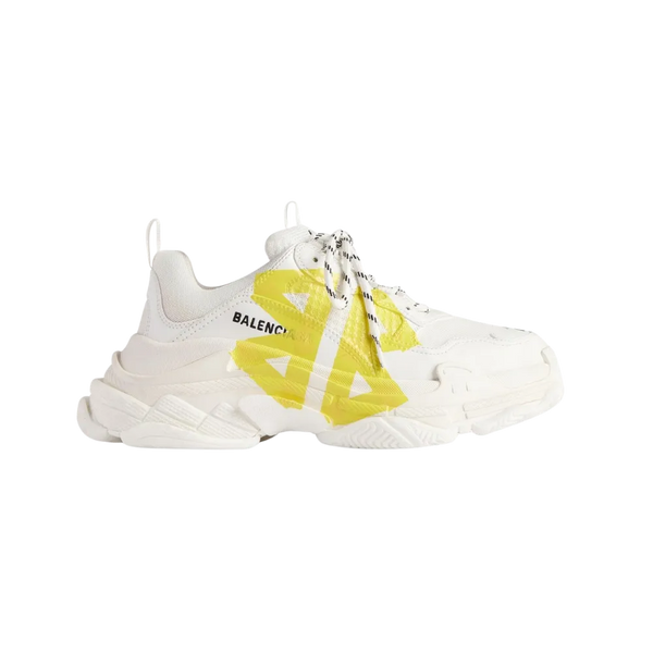 Balenciaga Triple S Tape Sneaker In White