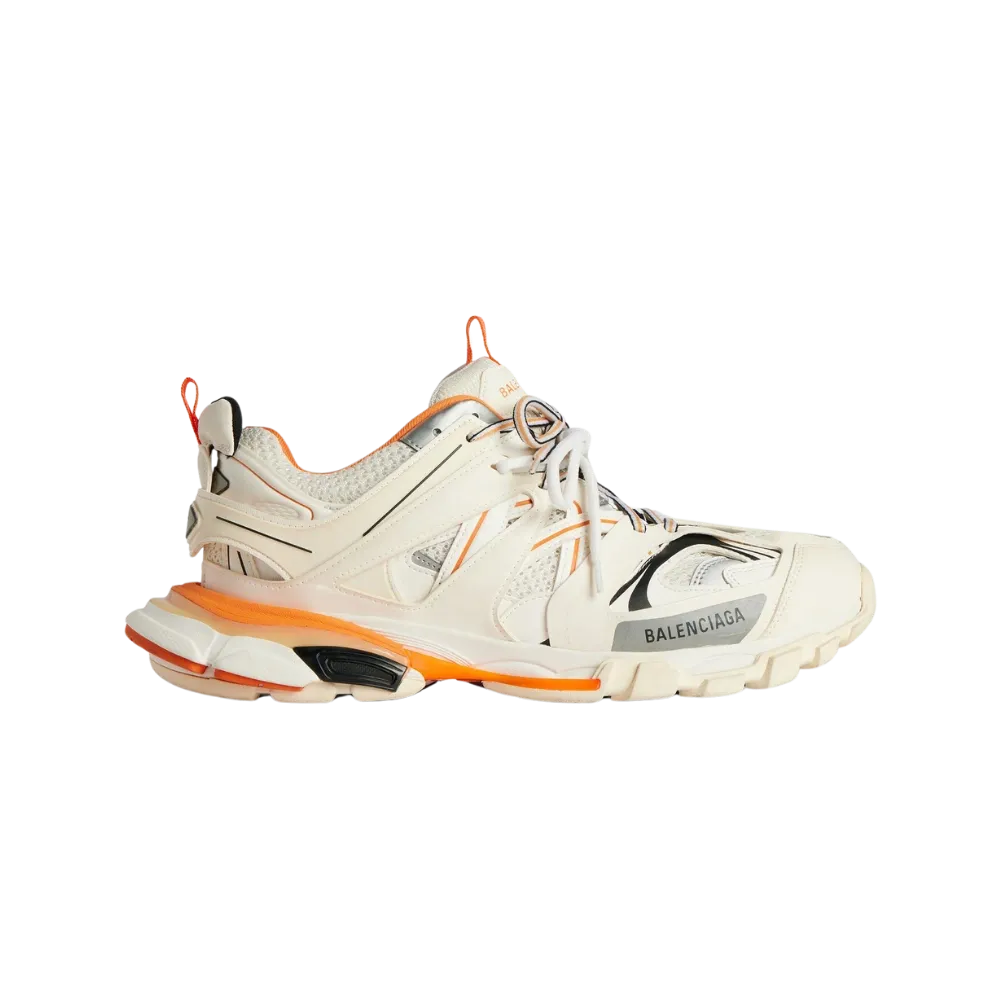 Balenciaga Track Sneaker In 'White Orange'
