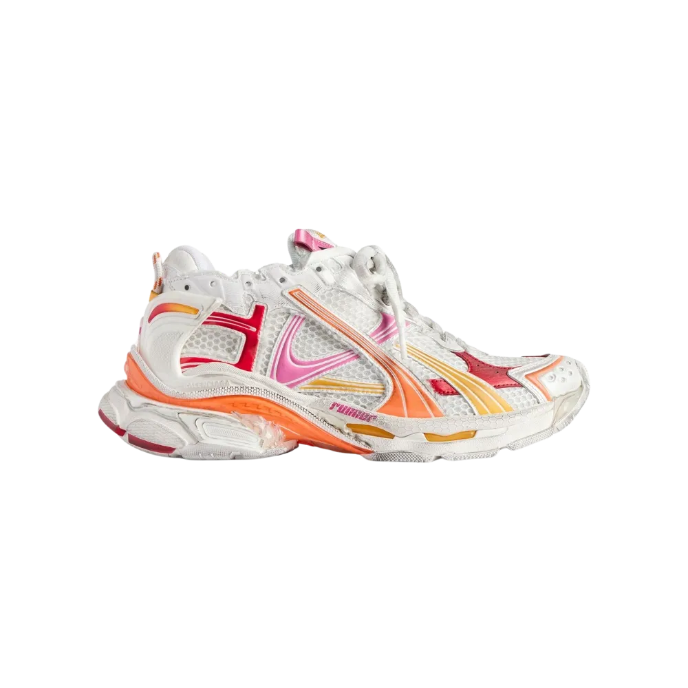 Balenciaga Runner Sneaker In Orange