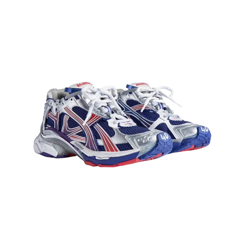 Balenciaga Runner Gradient Sneaker In Navy