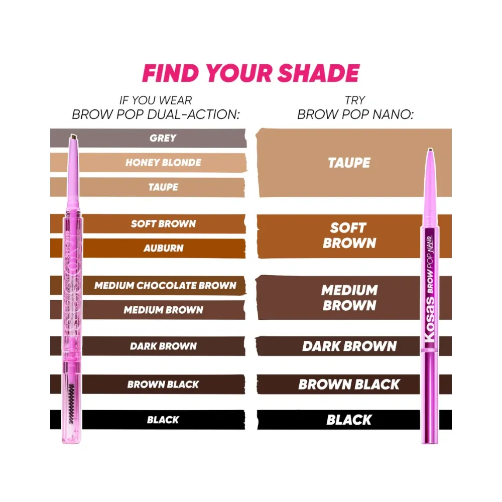 Kosas Cosmetics Brow Pop "Black"