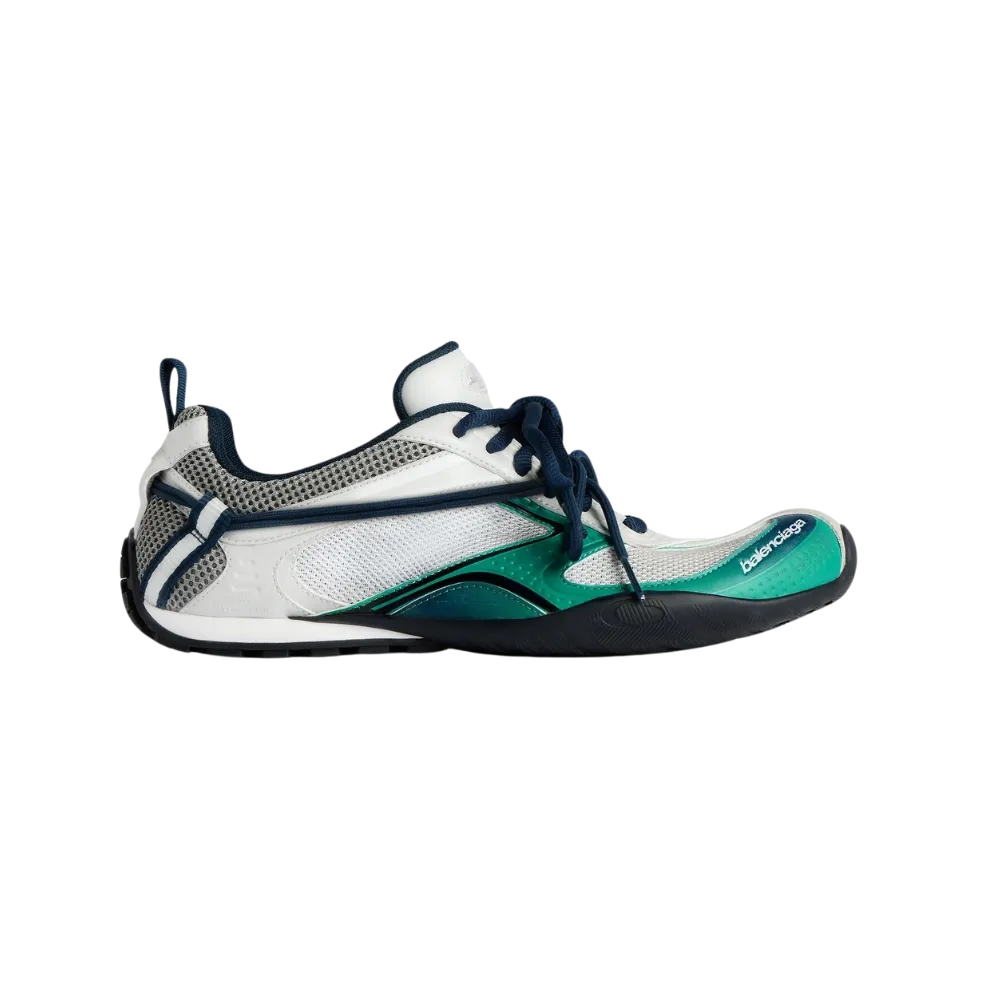 Balenciaga Radar Gradient Lines Sneaker In Green