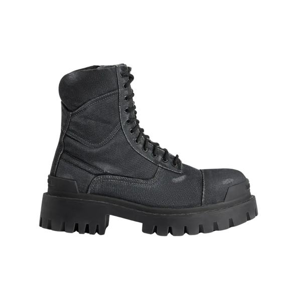 Balenciaga Combat Strike Boot In Black