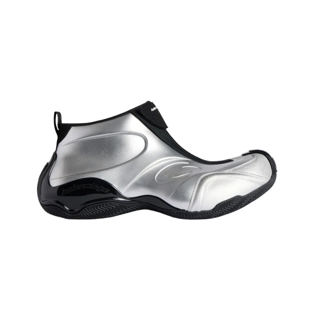 Balenciaga Basketball Sneaker In Silver