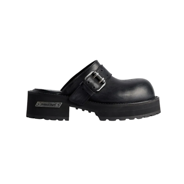 Balenciaga Venom Mule In Black