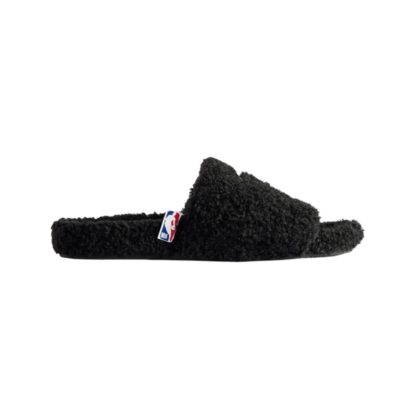 Balenciaga NBA Collaboration Furry Open Mule In Black