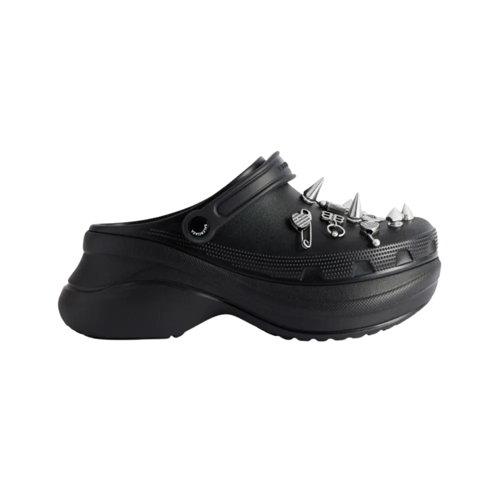 Balenciaga Crocs Mule Jibbitz In Black