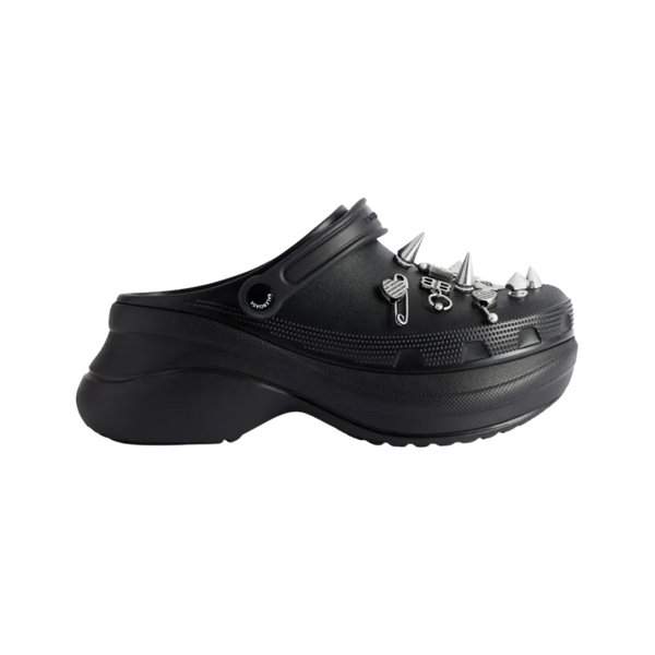 Balenciaga Crocs Mule Jibbitz In Black