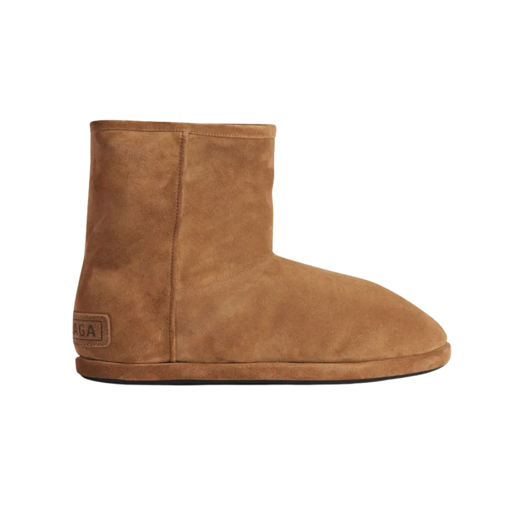 Balenciaga Alaska Soft Bootie In Brown