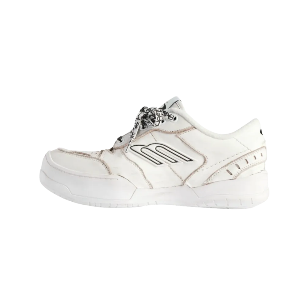 Balenciaga Hamptons Platform Sneaker In White