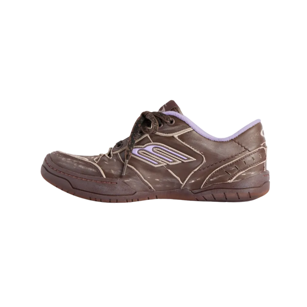 Balenciaga Hamptons Medium Worn-Out Sneaker In Brown