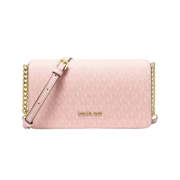 Michael Kors Light Pink Jet Set Medium Crossbody Bag