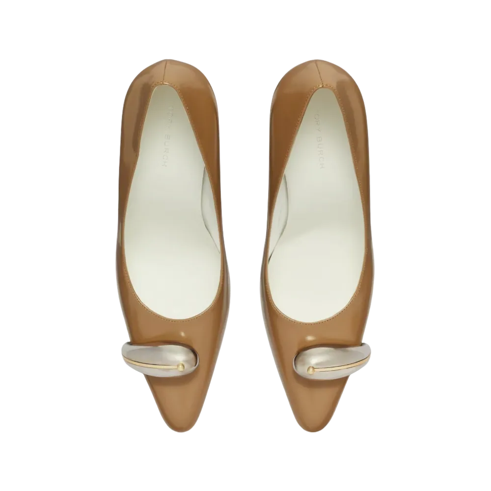 Tory Burch Pierced Pump Soft Acorn