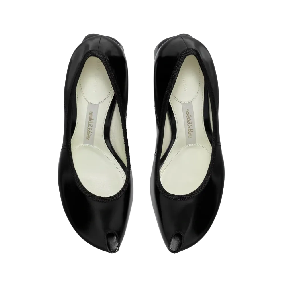 Tory Burch Peep-Toe Pump Perfect Black