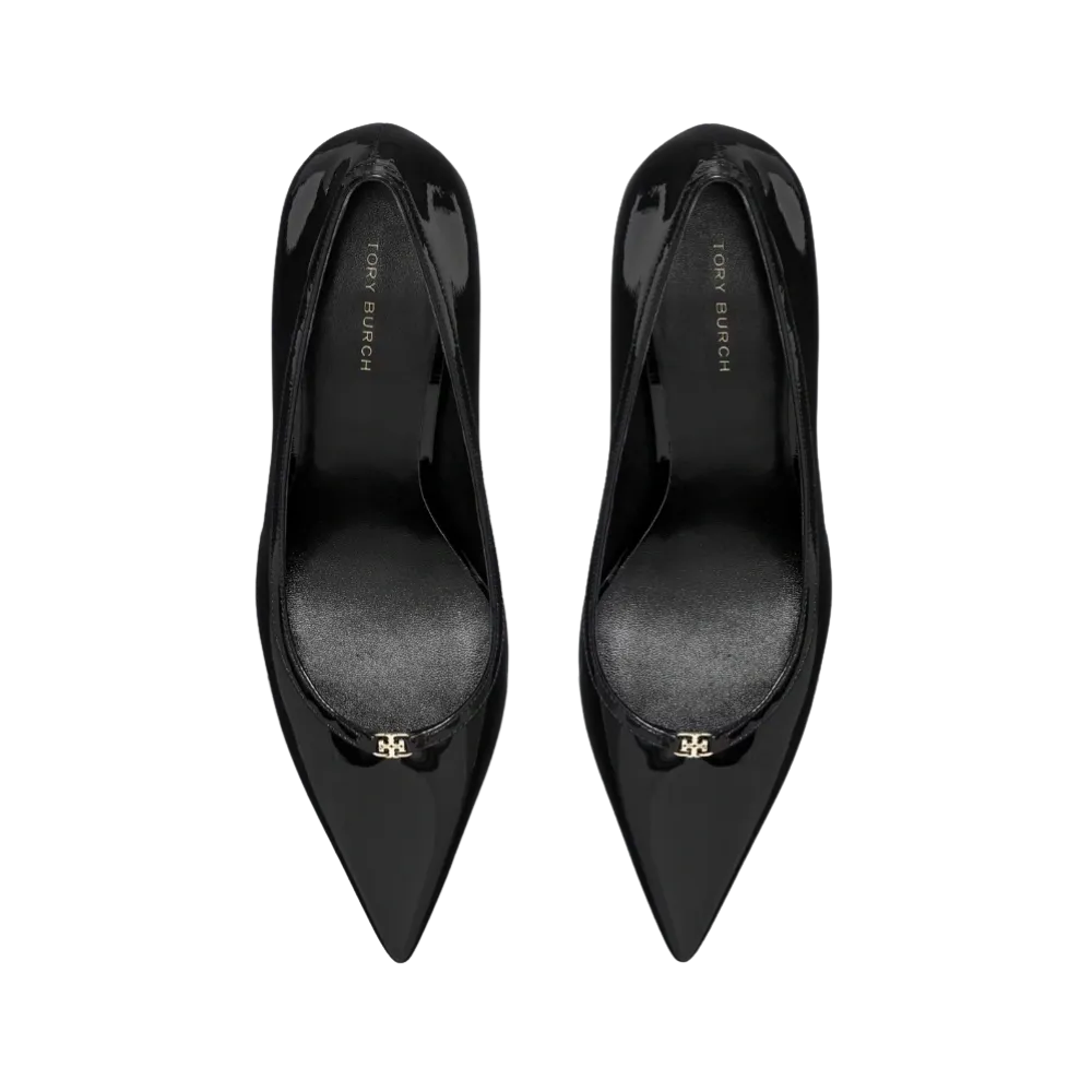 Tory Burch Double T Buckle Pump Perfect Black