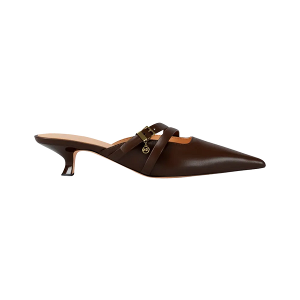 Michael Kors Yvette Kitten Mule Nutmeg