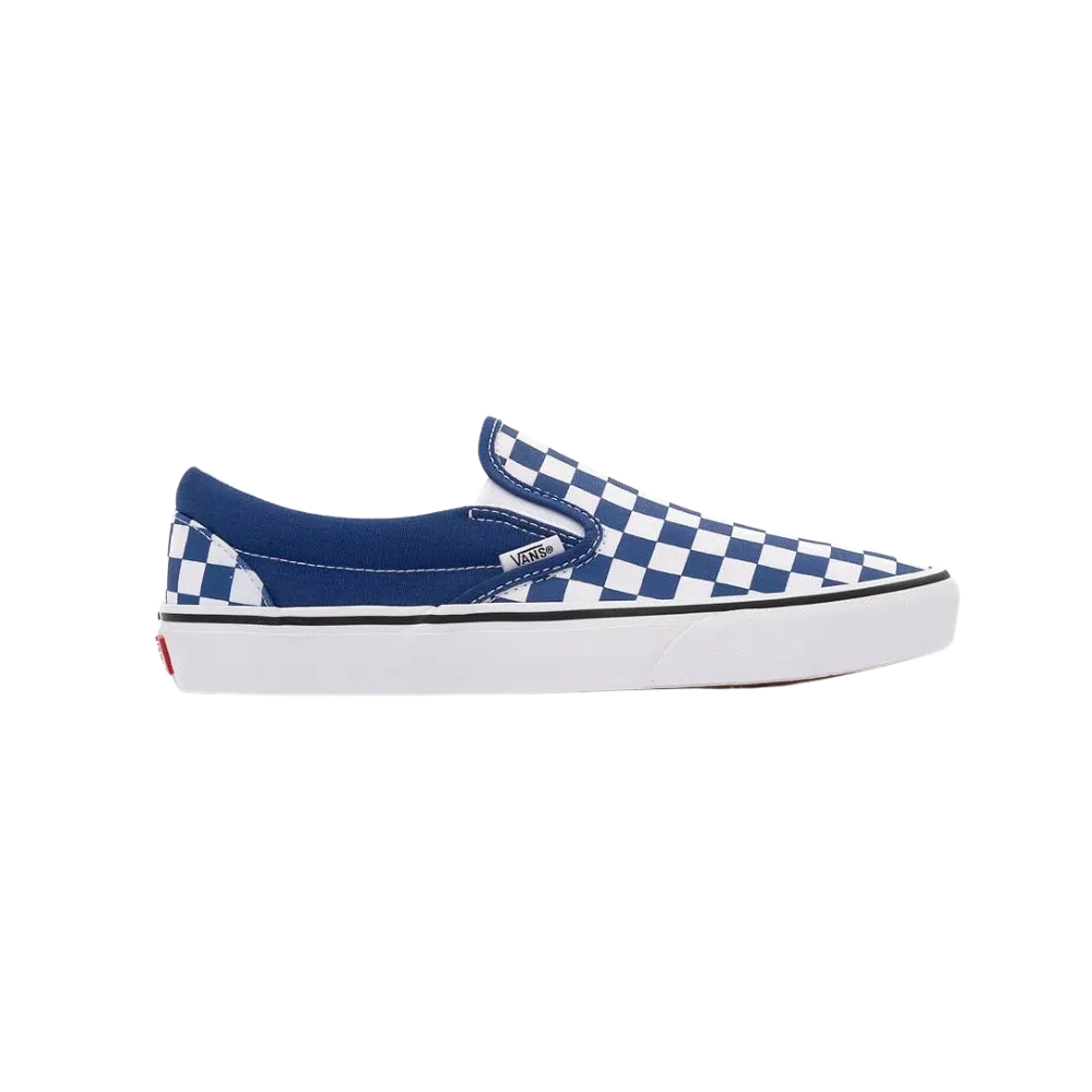 Vans Classic Slip-On Checkerboard Shoe Blue
