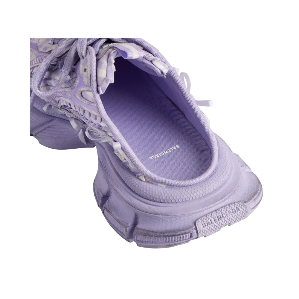 Balenciaga 3XL Check Mule In Lilac